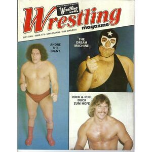 Wrestling News July 1981 #73 Andre The Giant B242